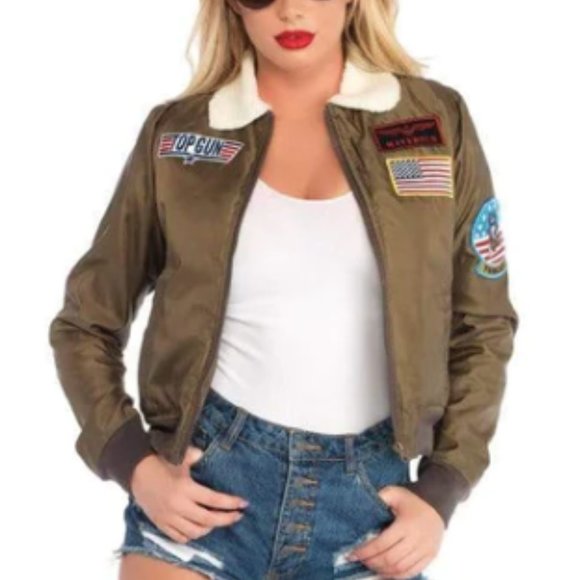 Top Gun Nylon Bomber Jacket - Picture 3 of 6
